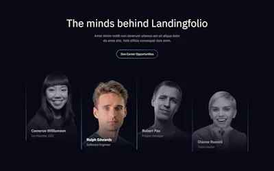 Team Component - Figma UI Design Element