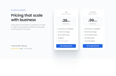 Pricing Component - Figma UI Design Element