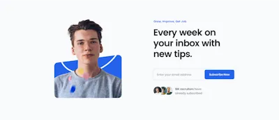Newsletter Component - Figma UI Design Element