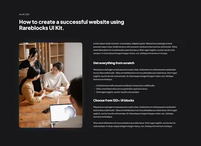 Blog Component - Figma UI Design Element
