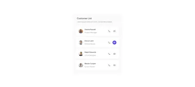 Stacked Table Component - Figma UI Design Element