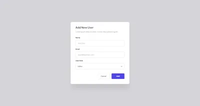 Modal 2 Component - Figma UI Design Element