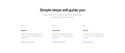 How it works Component - Figma UI Design Element