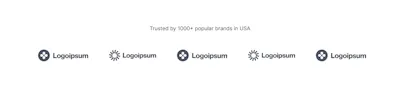Logo Cloud Component - Figma UI Design Element