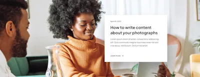 Blog Featured Component - Figma UI Design Element