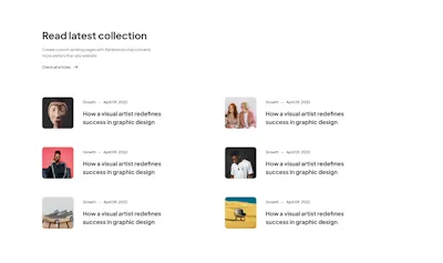Article List Component - Figma UI Design Element