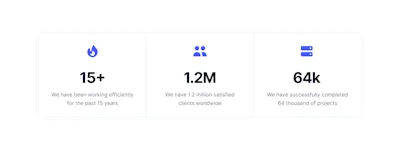 Stats Component - Figma UI Design Element