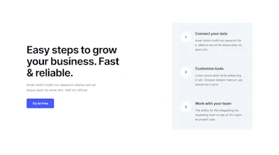 How it works Component - Figma UI Design Element