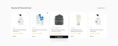Product Item Cards Component - Figma UI Design Element