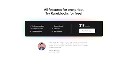 Pricing 6 Component - Figma UI Design Element