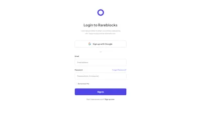 Signin Component - Figma UI Design Element