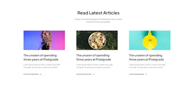 Article Grid Component - Figma UI Design Element