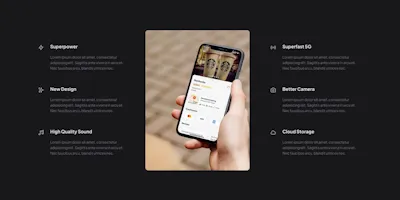 Section details Component - Figma UI Design Element