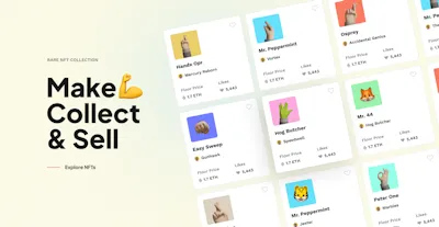 Hero Component - Figma UI Design Element