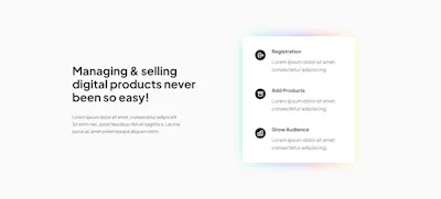 How it Works 3 Component - Figma UI Design Element