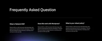 FAQ Component - Figma UI Design Element