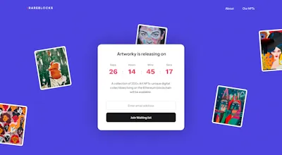 Hero Component - Figma UI Design Element