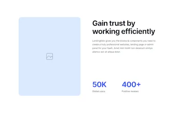 Stats Component - Figma UI Design Element