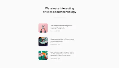 Blog 2 Component - Figma UI Design Element