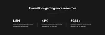 Stats 1 Component - Figma UI Design Element