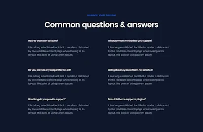 FAQ Component - Figma UI Design Element
