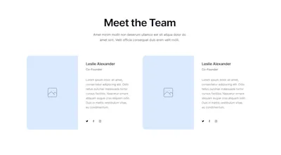 Team Component - Figma UI Design Element