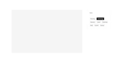 Sidebar tags Component - Figma UI Design Element