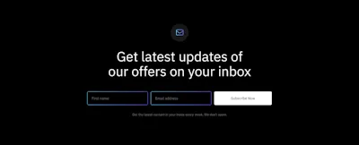 Newsletter Component - Figma UI Design Element