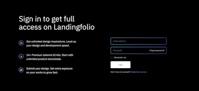 Signin Component - Figma UI Design Element