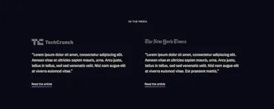 Testimonial Component - Figma UI Design Element