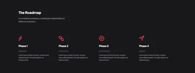 Roadmap Component - Figma UI Design Element