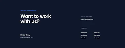 Contact Component - Figma UI Design Element