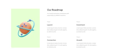 Roadmap Component - Figma UI Design Element