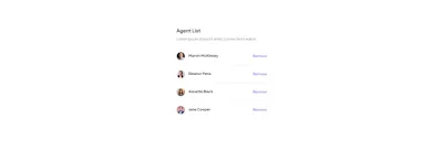 Stacked Table Component - Figma UI Design Element