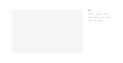 Sidebar tags Component - Figma UI Design Element