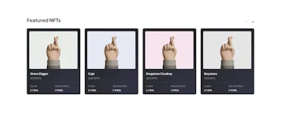 Marketplace Items Component - Figma UI Design Element