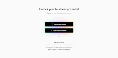 Signup 3 Component - Figma UI Design Element