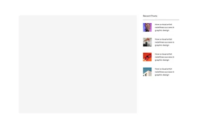 Sidebar Component - Figma UI Design Element