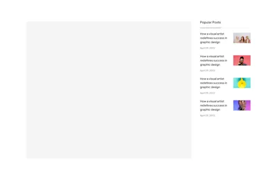 Sidebar Component - Figma UI Design Element