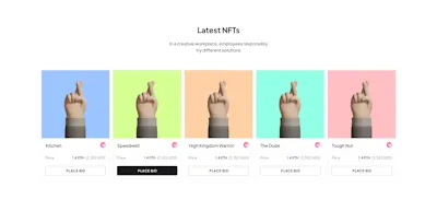 Marketplace Items Component - Figma UI Design Element