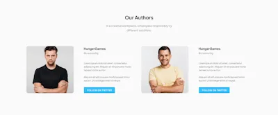Author Component - Figma UI Design Element