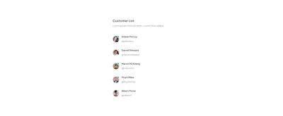 Stacked Table Component - Figma UI Design Element