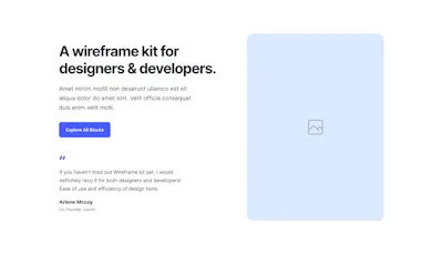 Section Component - Figma UI Design Element