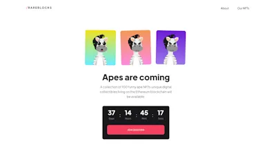 Hero Component - Figma UI Design Element
