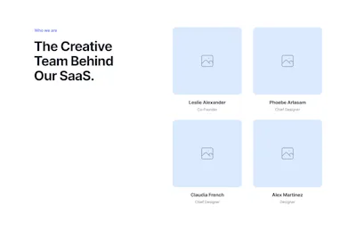Team Component - Figma UI Design Element