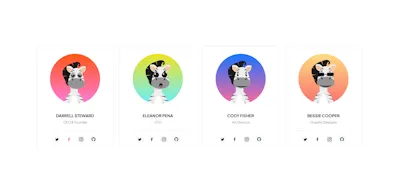 Team Component - Figma UI Design Element