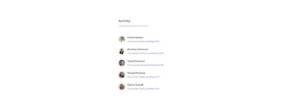 Stacked Table Component - Figma UI Design Element
