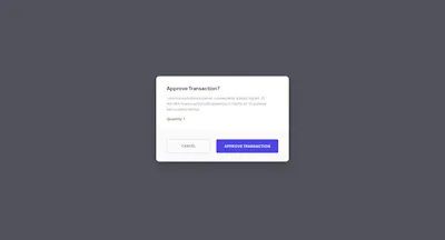 Approve transaction Component - Figma UI Design Element