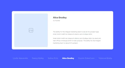 Team Component - Figma UI Design Element