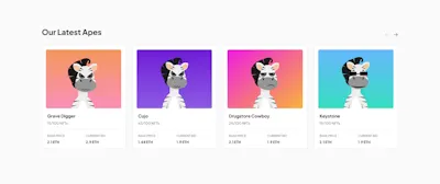 Featured Drops Component - Figma UI Design Element
